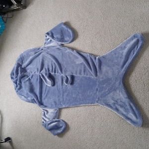 Shark blanket onesie kids/small adult